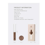 Glass Wood Motion Sensor LED Night Light