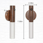 Glass Wood Motion Sensor LED Night Light