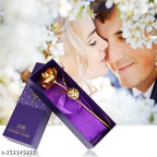 Artificial Golden 24K Gold Plated Rose Flower