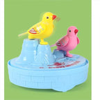 Lovely Talking Bird Cage for Kids with Light and Music