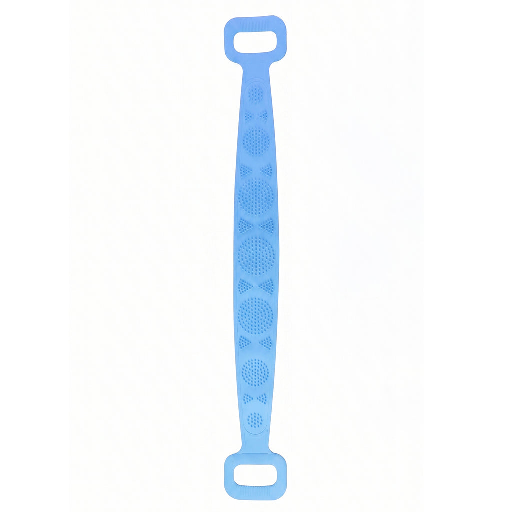Long Silicone Body Back Scrubber Belt For Bath (1 Pc)