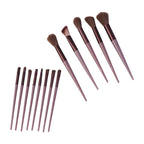 Professional Makeup Brush Set With Pouch Soft Synthetic Bristles (13 Pc Set)