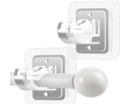 Self Adhesive Curtain Rod Holder Without Drill ( pack of 4 )