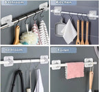 Self Adhesive Curtain Rod Holder Without Drill ( pack of 4 )