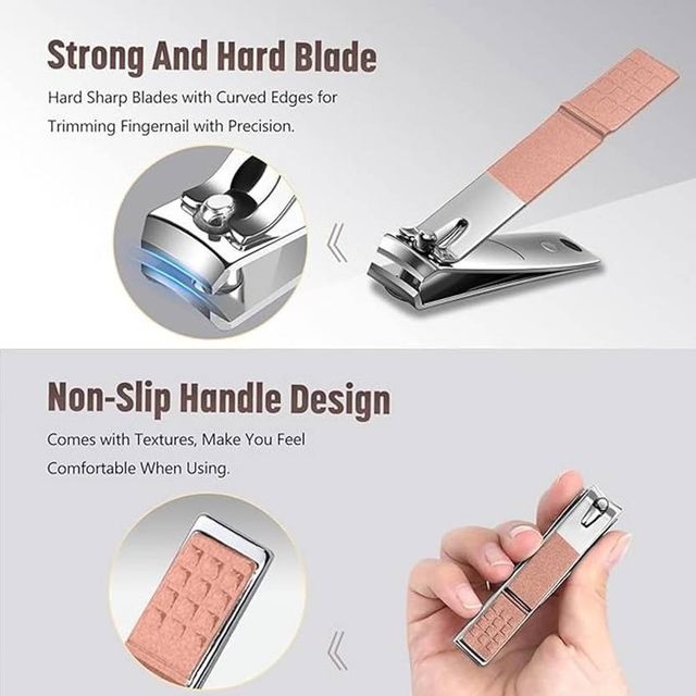 Manicure & Pedicure Nail Care Kit – Portable Nail Grooming Set