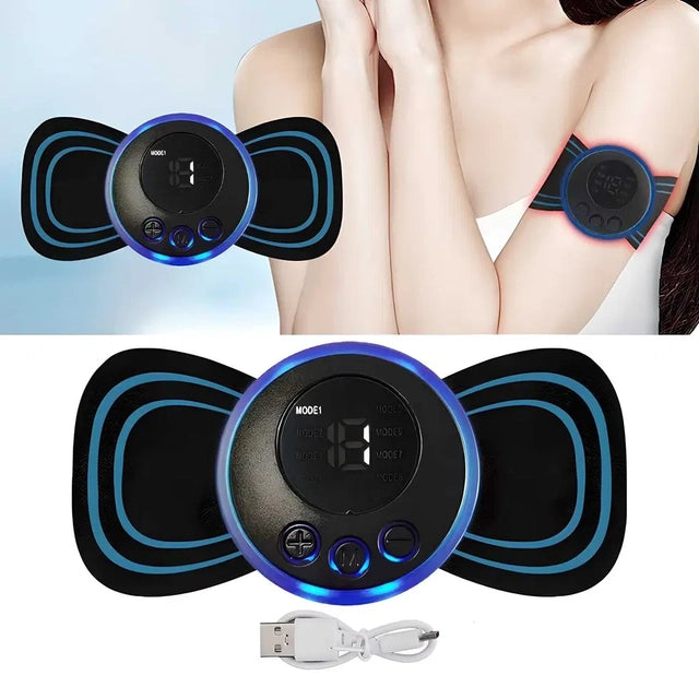 Rechargeable Mini Massager with 8 Modes and 19 Strength Levels.
