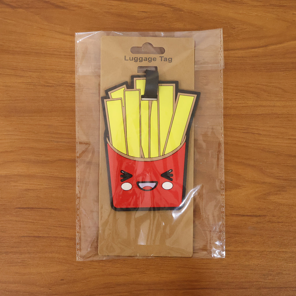 Cute French Fries Design Travel Identification Luggage Bag Tag