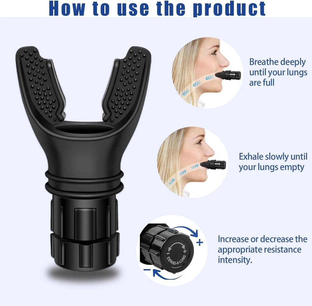 Portable Breathing & Muscle Trainer with Adjustable Resistance