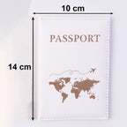 Mix Design Travel Passport Holder Wallet Document Organizer Cover Case (1 Pc)