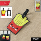 Cute French Fries Design Travel Identification Luggage Bag Tag